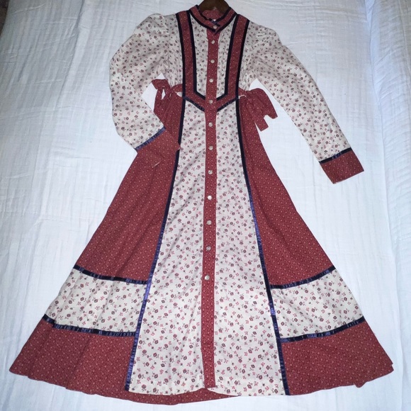 Gunne Sax | Dresses | Vintage Gunne Sax Jessica Mcclintock Prairie ...